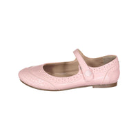 Papanatas Pale Pink Wingtip Mary Janes