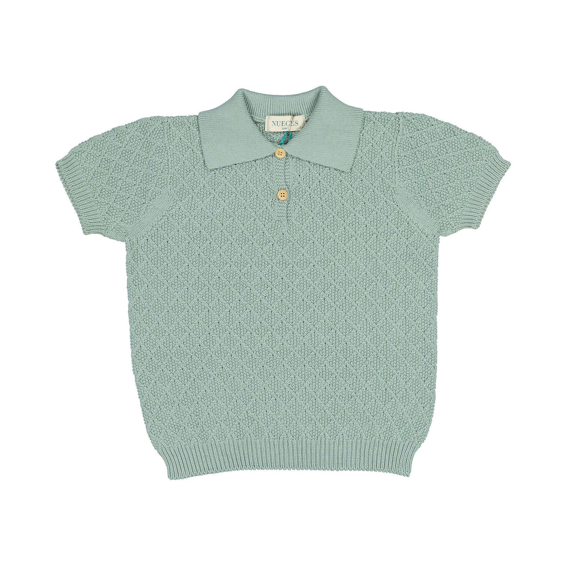 Nueces Mint Rhombus Polo Shirt