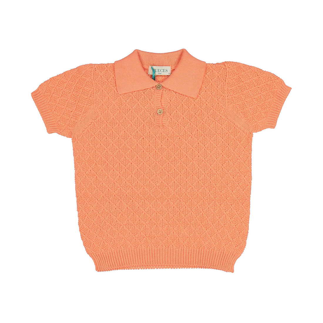 Nueces Coral Rhombus Polo Shirt