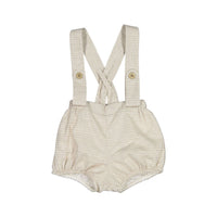 Nueces Beige Textured Suspender Bloomer