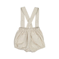 Nueces Beige Textured Suspender Bloomer