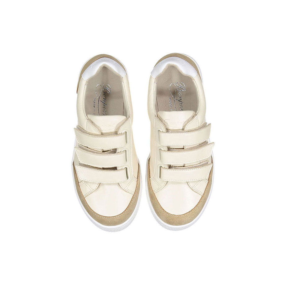 Bonpoint Ecru Fedy Basket Boy Sneakers