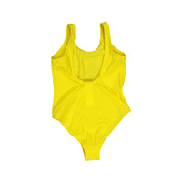 Marni Yellow Logo Swimsuit