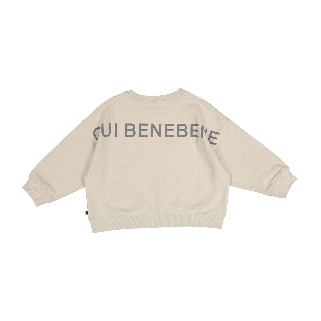 Bene Bene Beige Back Logo MTM Sweatshirt