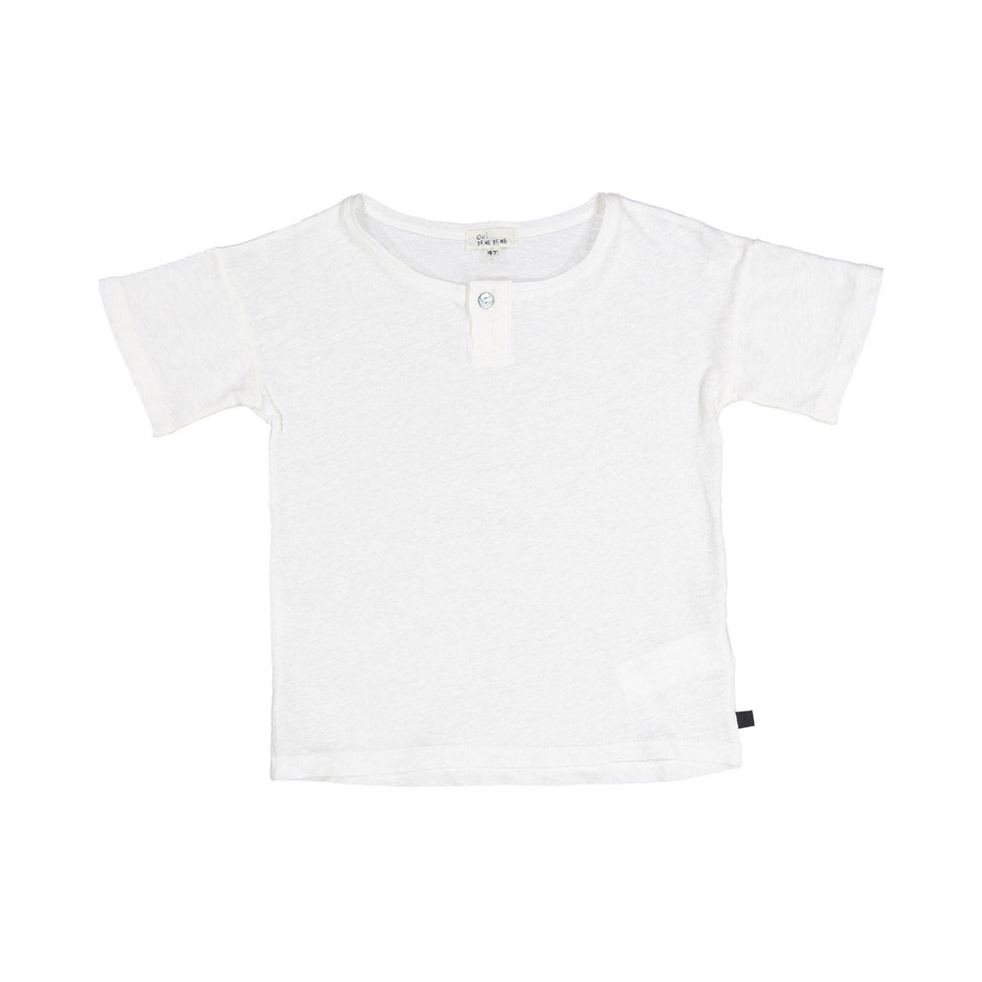 Bene Bene Off White Linen Half  T
