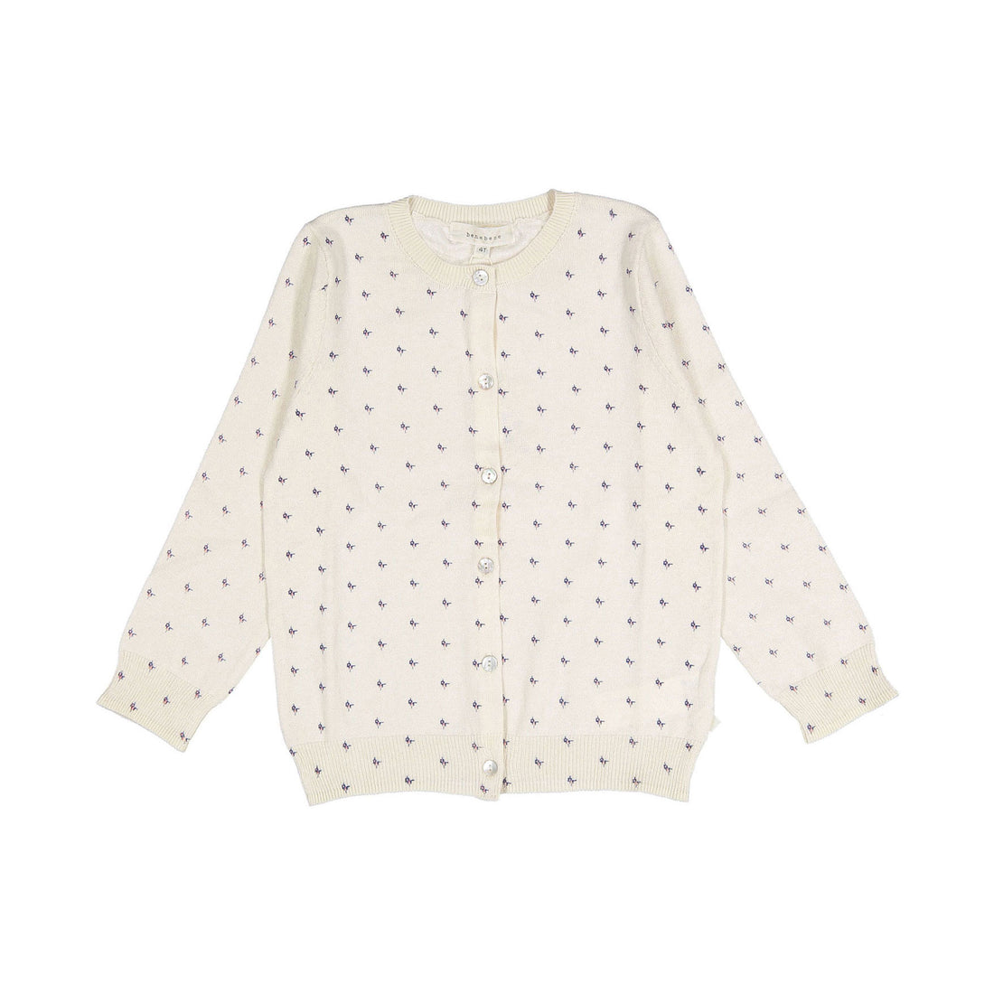 Bene Bene Cream Blue Lucy Knit Cardigan