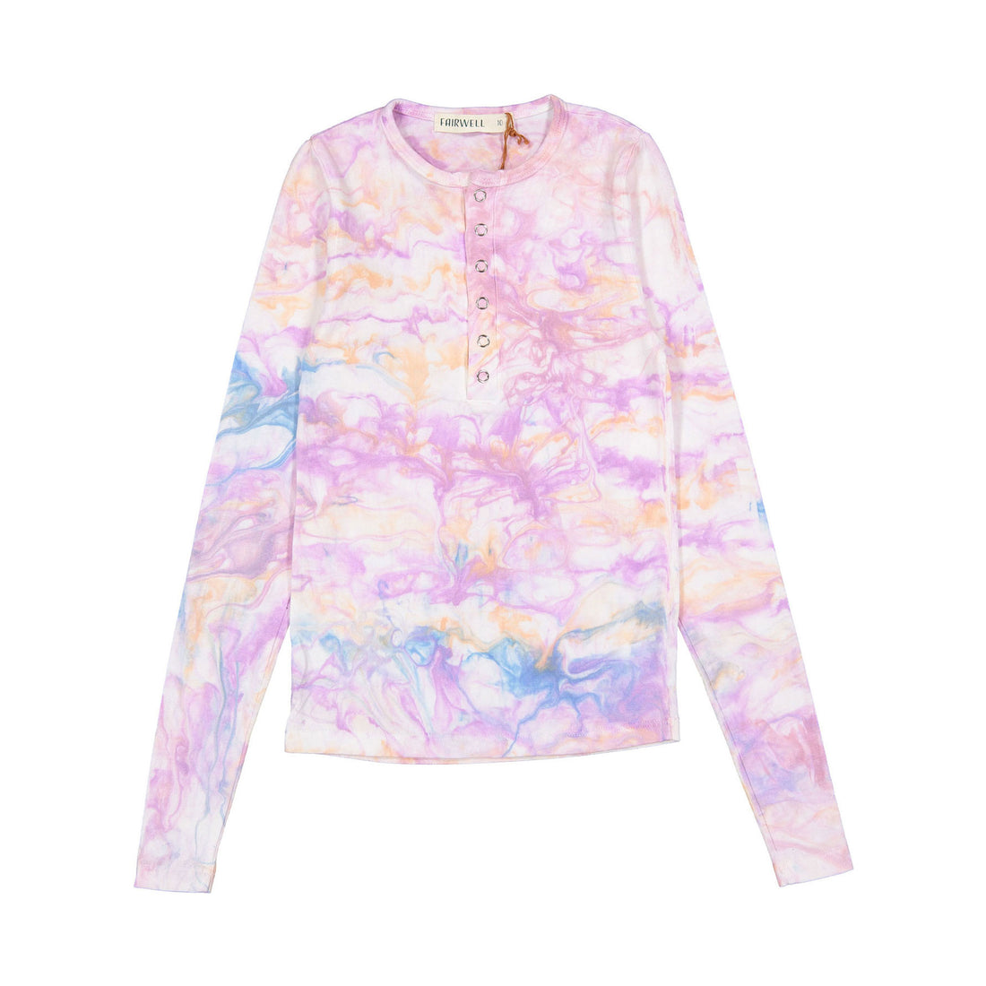 Fairwell Butterfly Henley Tee