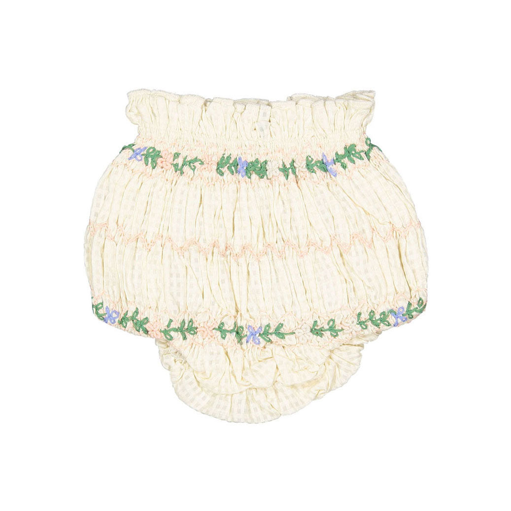 Bonjour Natural Organic Cotton Check Baby Bloomer