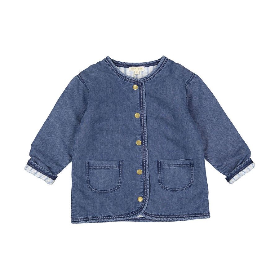 Bonjour Denim Jacket – Ladida 