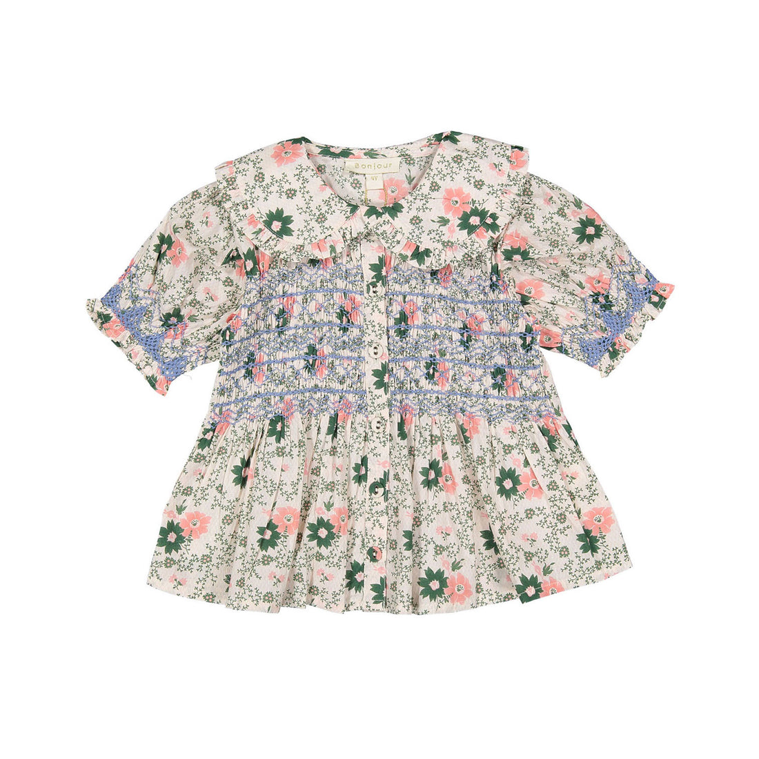 Bonjour Prairie In Bloom Handsmock Blouse