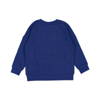 Hugo Boss Blue Vertical Logo Sweatshirt