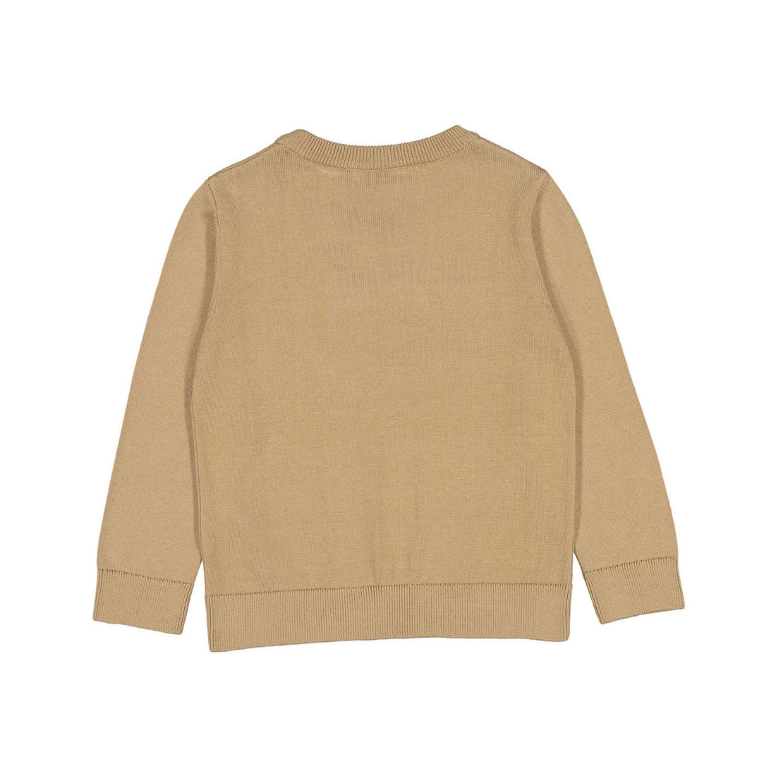Hugo Boss Brown Mini Me Knit Embossed Logo Sweatshirt