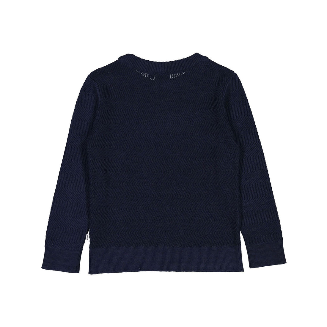 Hugo Boss Navy Tone On Tone Logo Sweater