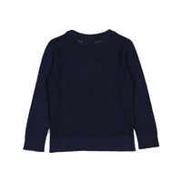 Hugo Boss Navy Tone On Tone Logo Sweater