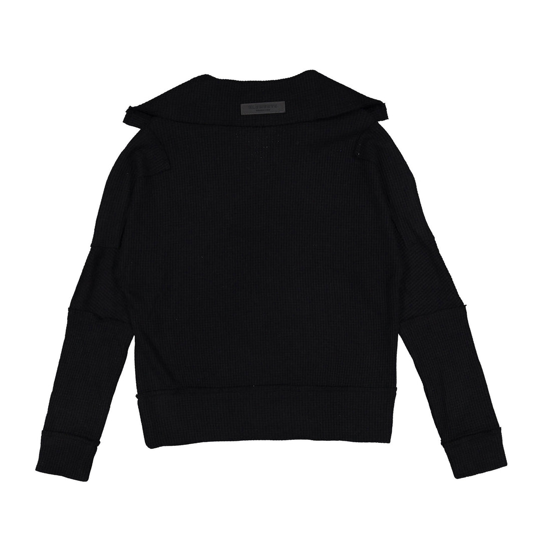 ELEMENTS Jet Black Waffle Top