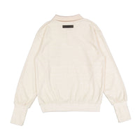 ELEMENTS Soft Cloud Fuzzy Polo Sweatshirt