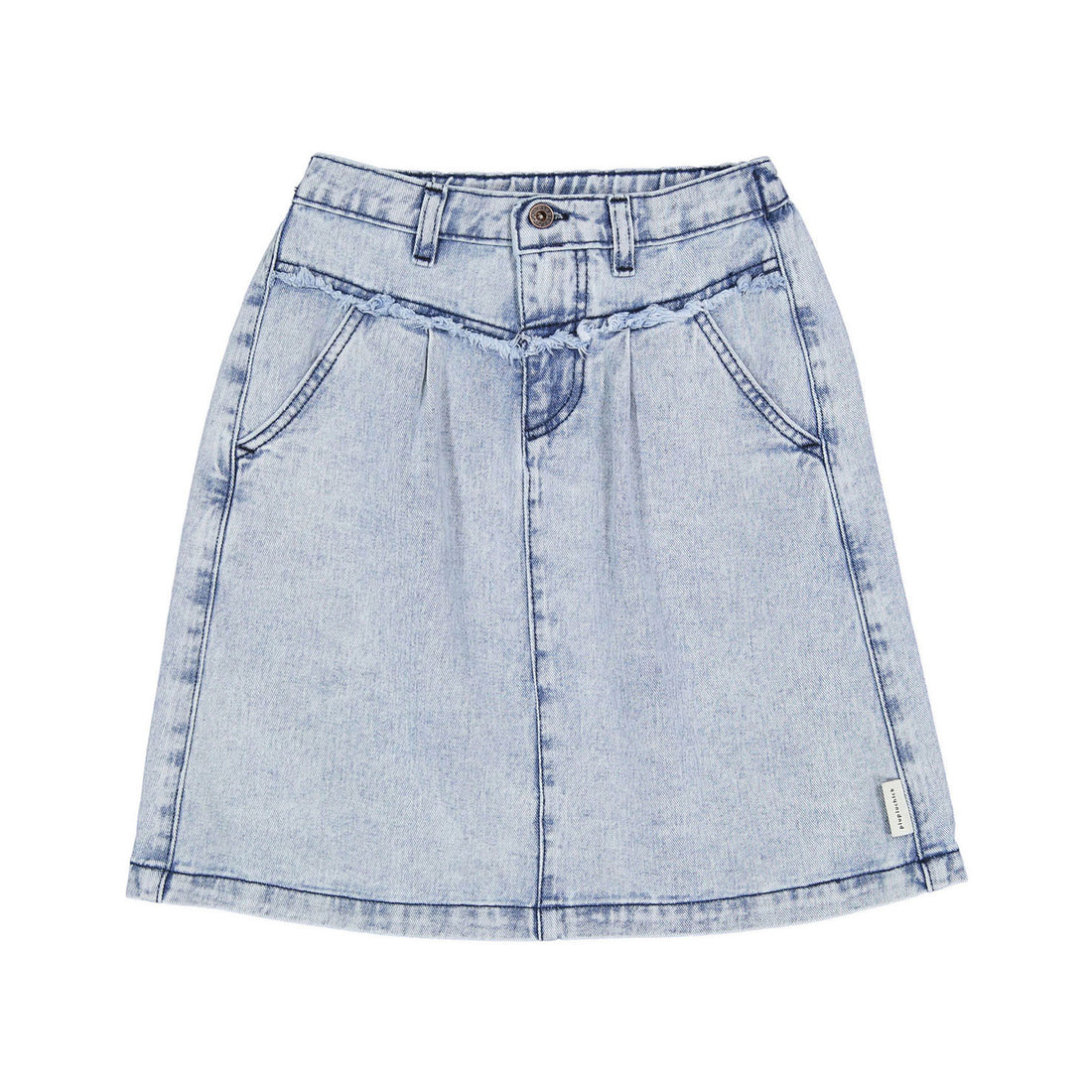 Piupiuchick Light Blue Washed Skirt