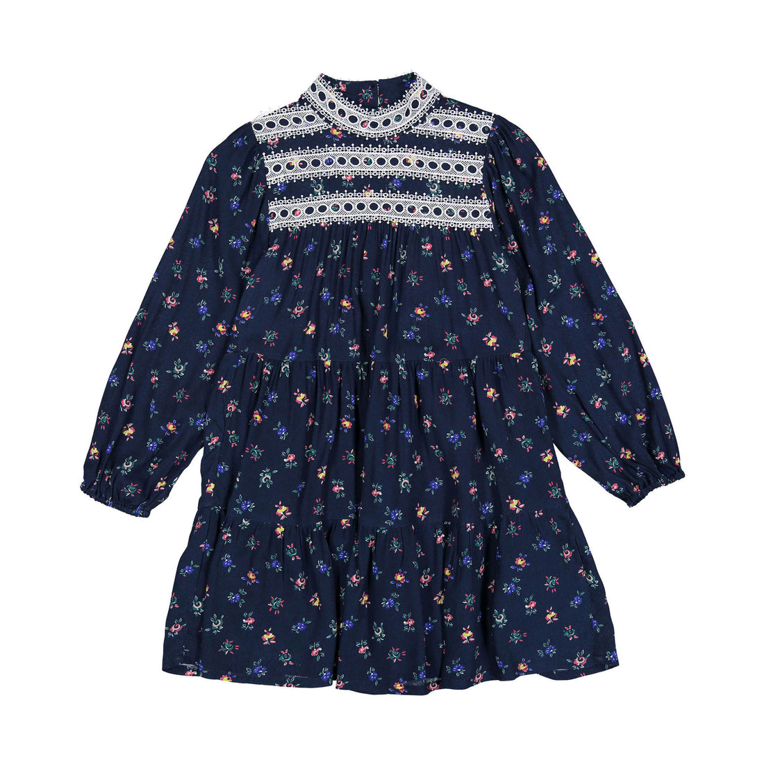 The New Society Navy Mini Blossom Moon Dress