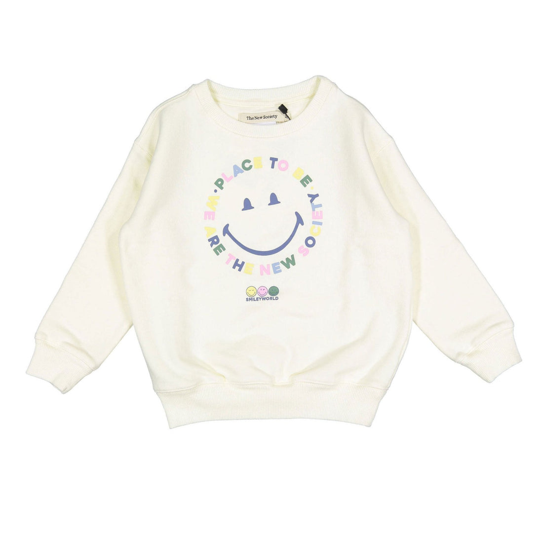 The New Society Vanilla Cream Happy Place Sweater