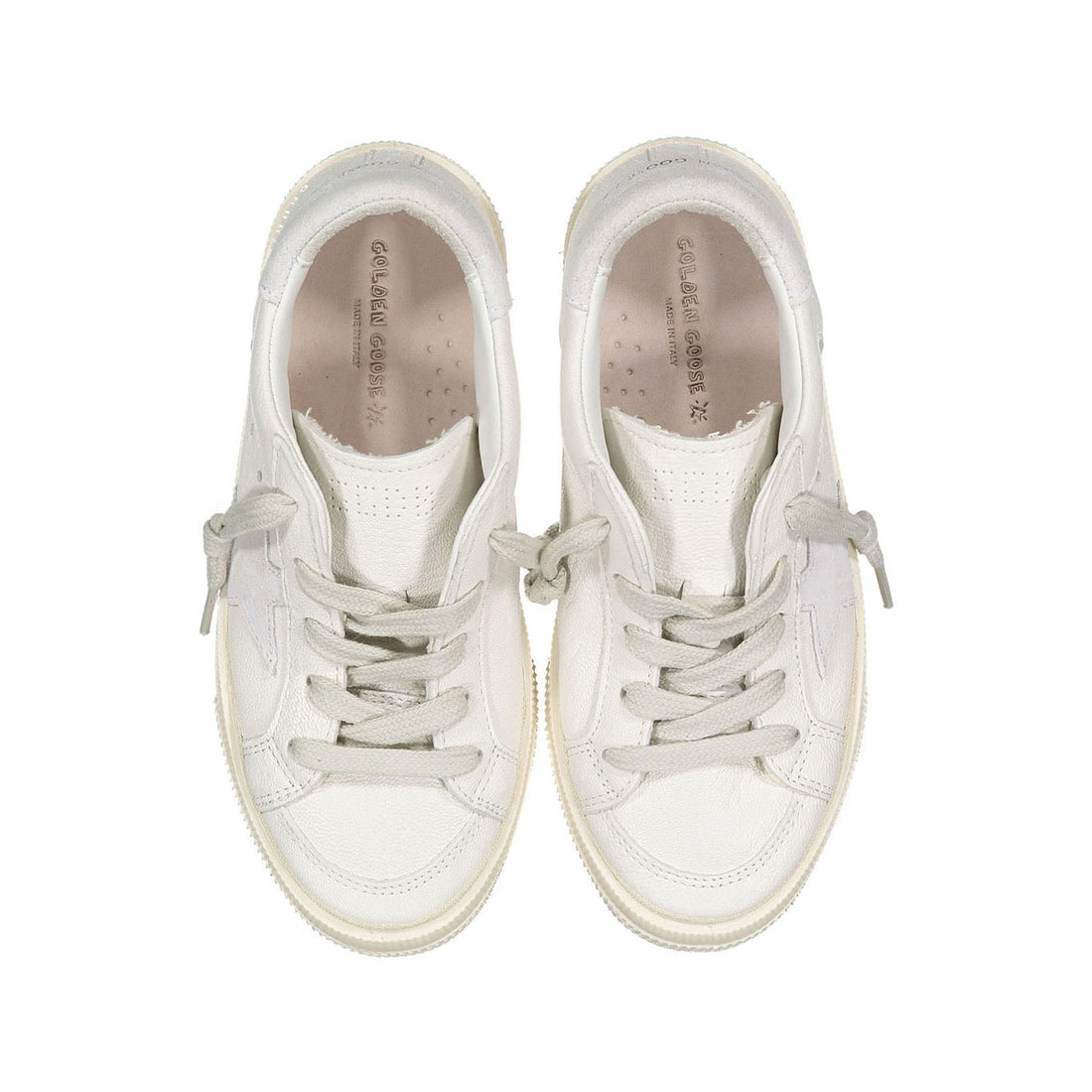Golden Goose White May Nappa Sneaker