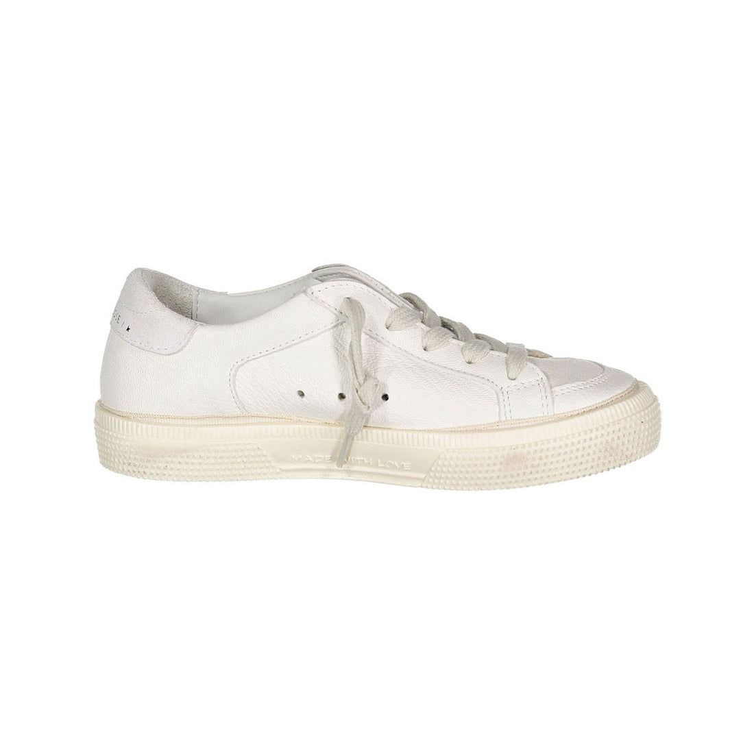 Golden Goose White May Nappa Sneaker