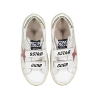 Golden Goose White/Pink Old School Sneaker