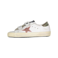 Golden Goose White/Pink Old School Sneaker