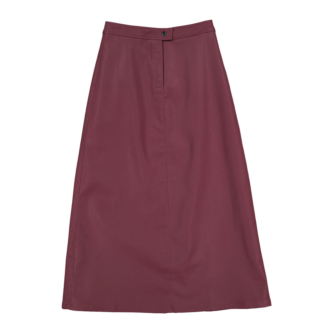 ELEMENTS Bright Umber Leather Maxi Skirt