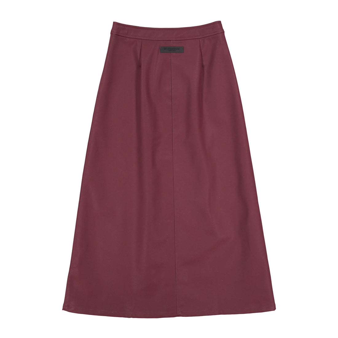 ELEMENTS Bright Umber Leather Maxi Skirt