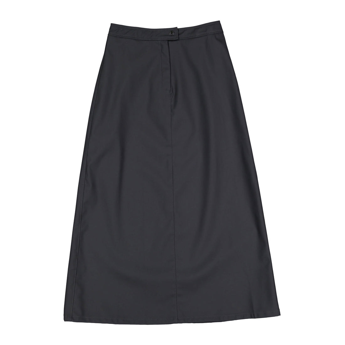 ELEMENTS Jet Black Leather Maxi Skirt