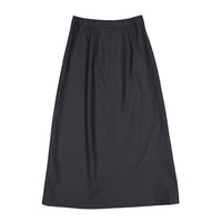 ELEMENTS Jet Black Leather Maxi Skirt