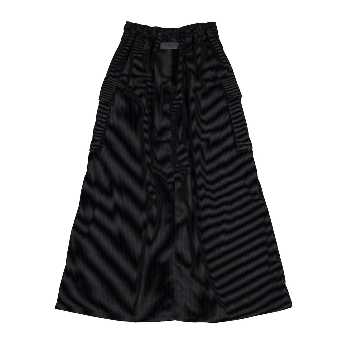 ELEMENTS Jet Black Cord Cargo Maxi Skirt