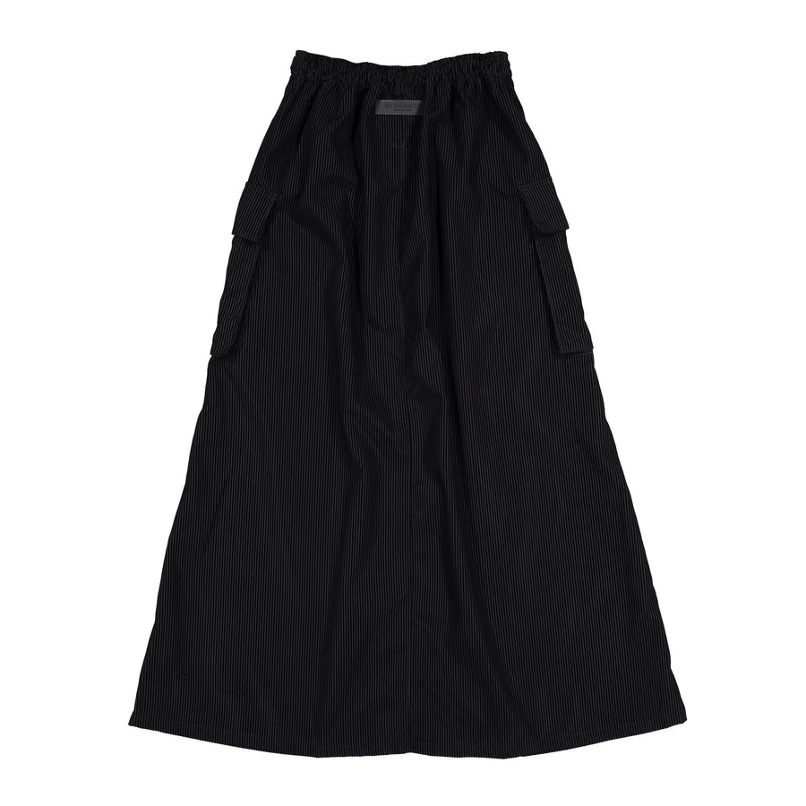 ELEMENTS Jet Black Cord Cargo Maxi Skirt