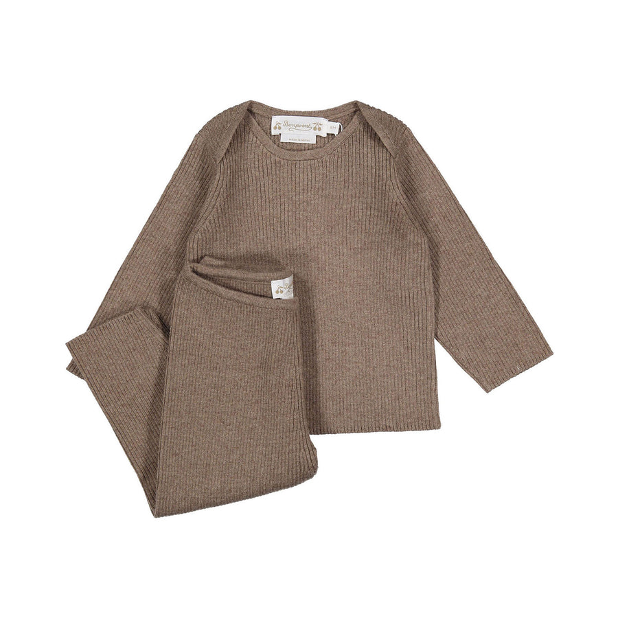 Bonpoint Brown Fili Baby Set