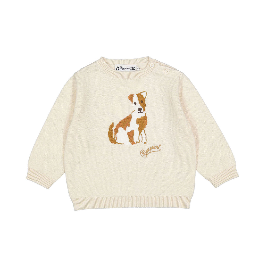 Bonpoint Cream Amire Baby Pullover