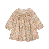 Bonpoint Pale Rose Floral Smockee Felicie Baby Dress