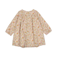 Bonpoint Pale Rose Floral Smockee Felicie Baby Dress