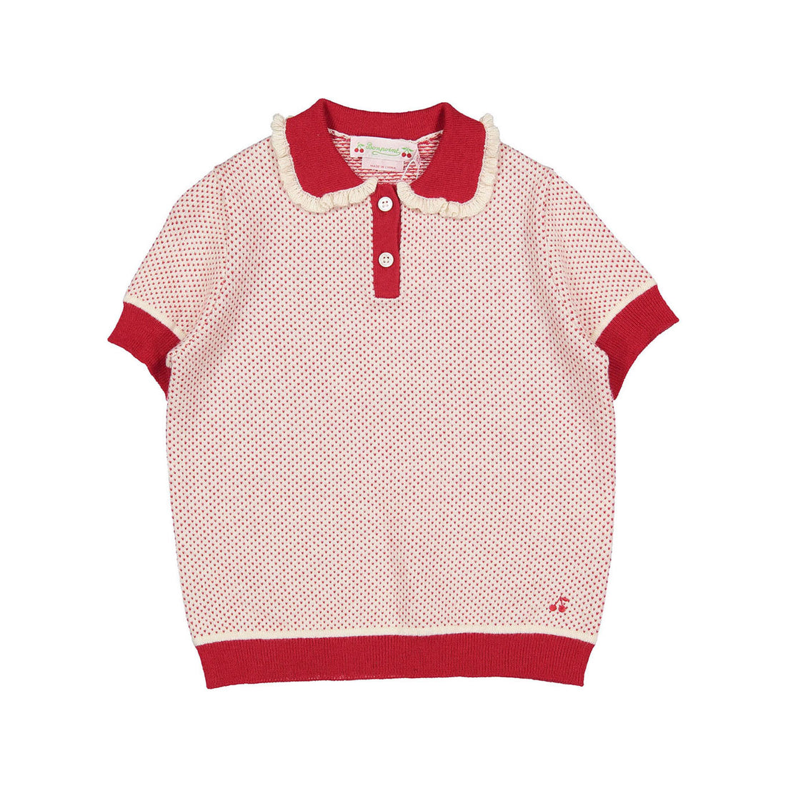 Bonpoint Red Frynja Pullover