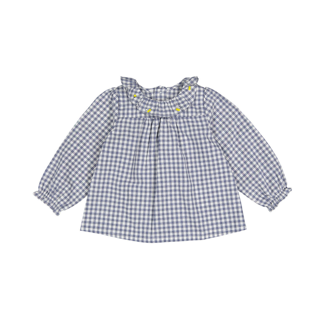 Bonpoint Slate Grey Dojoba Baby Blouse