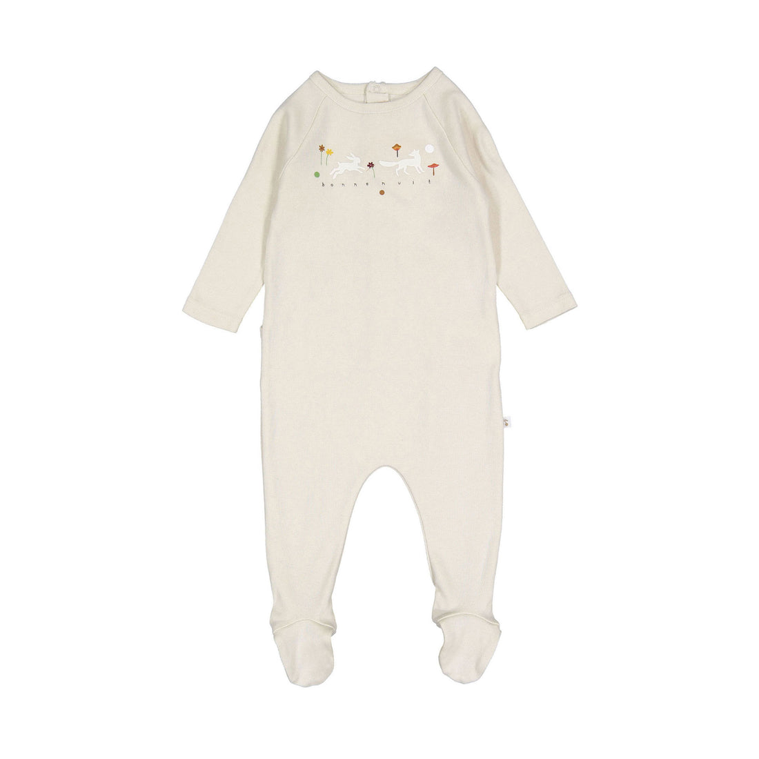 Bonpoint Cream Tif Footie