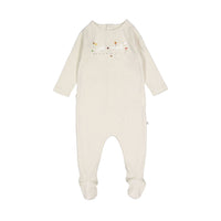 Bonpoint Cream Tif Footie