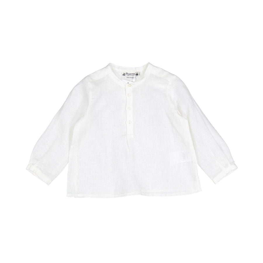Bonpoint Off White Pepolisson Baby Shirt