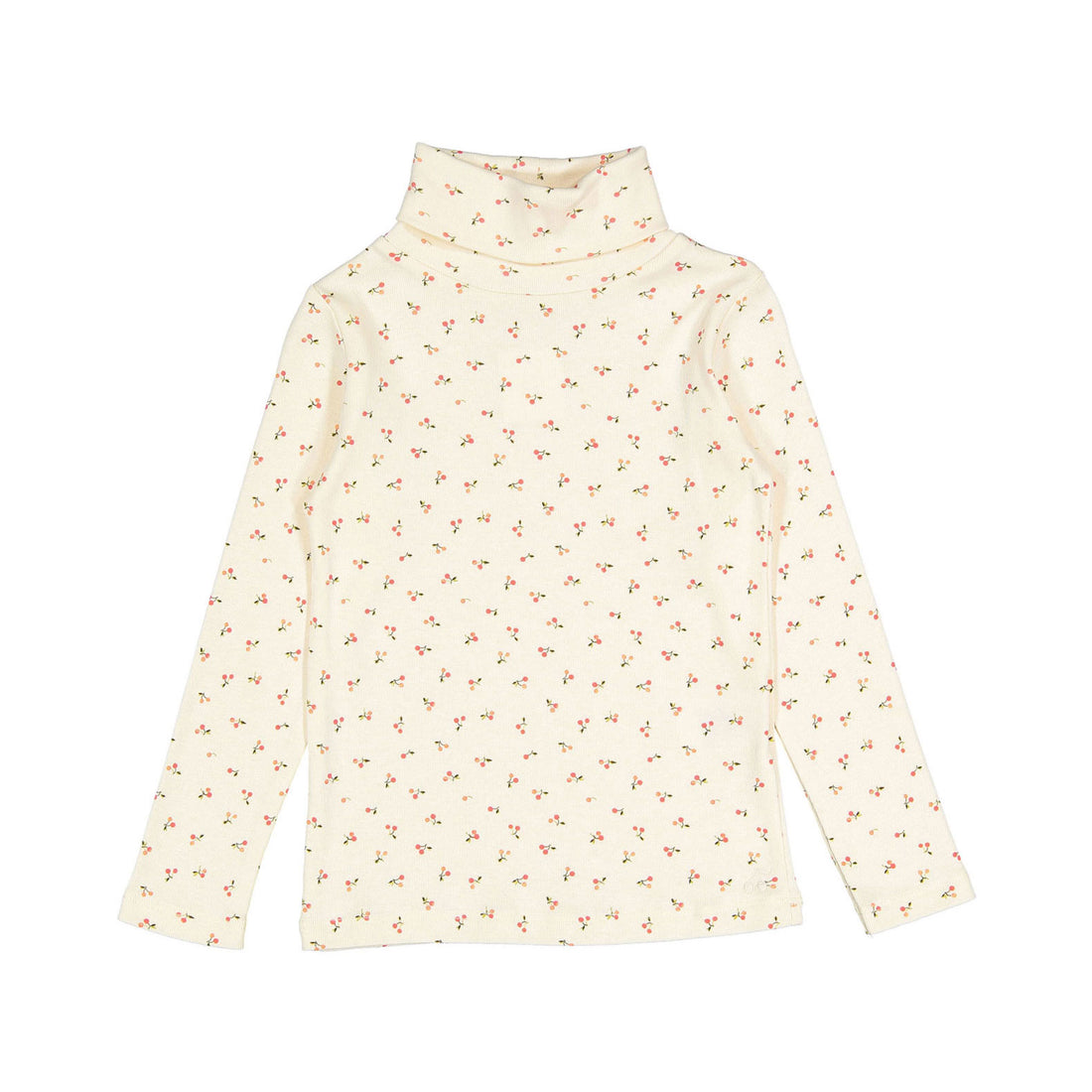 Bonpoint Pink Cherry Printed Beryl Turtleneck