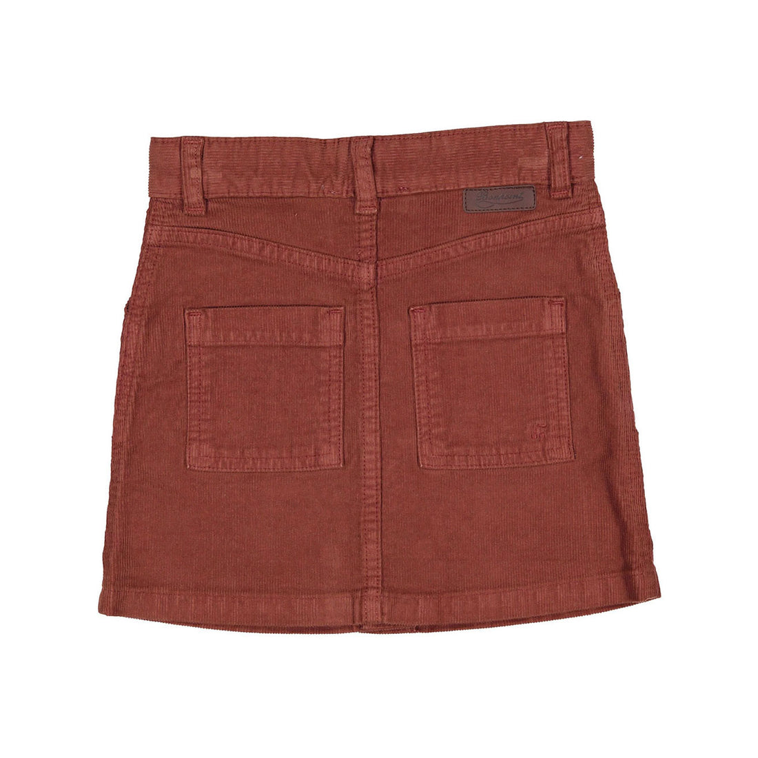 Bonpoint Brown Button Down Dexie Skirt