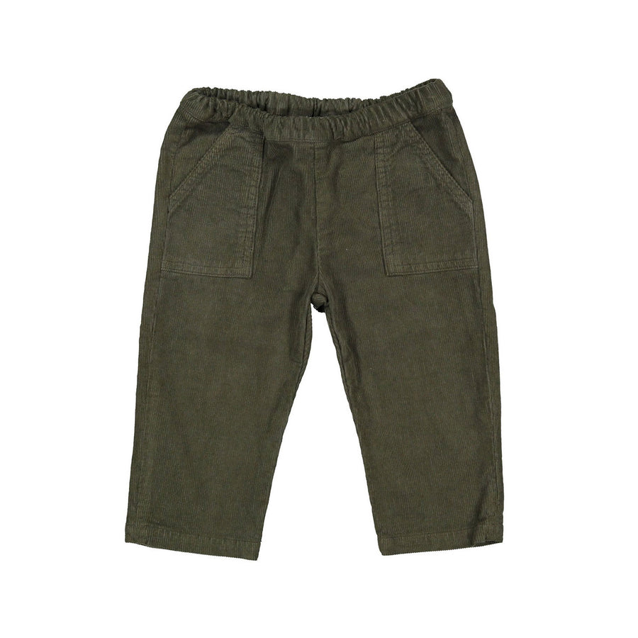 Bonpoint Kaki Green Thursday Baby Pant