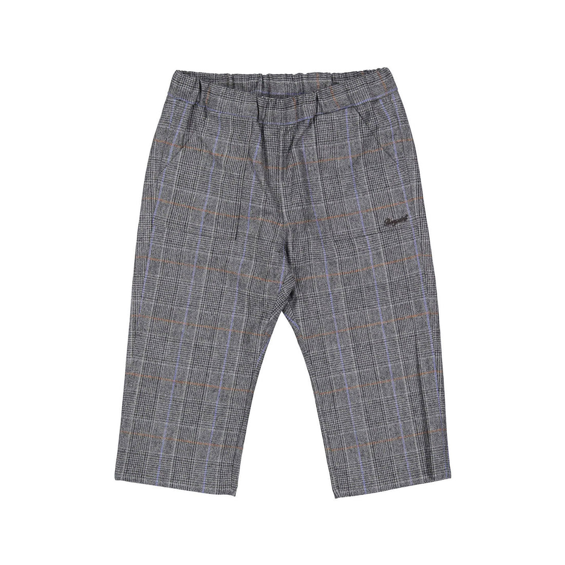 Bonpoint Slate Grey Plaid Thursday Baby Pant
