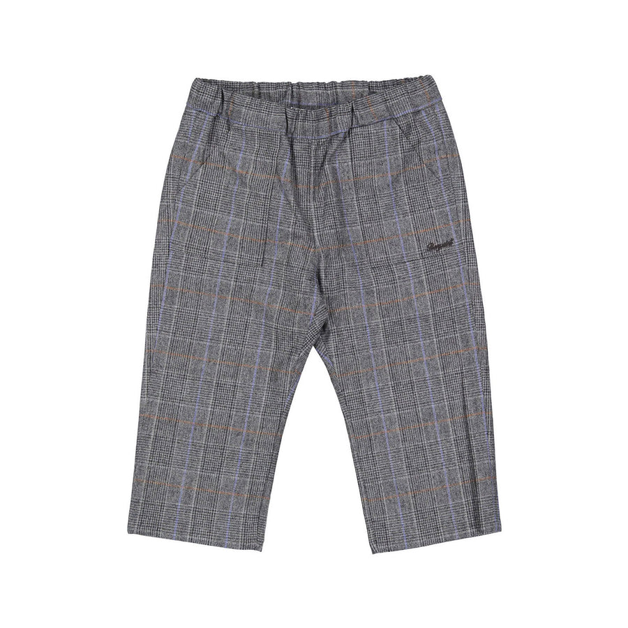 Bonpoint Slate Grey Plaid Thursday Baby Pant