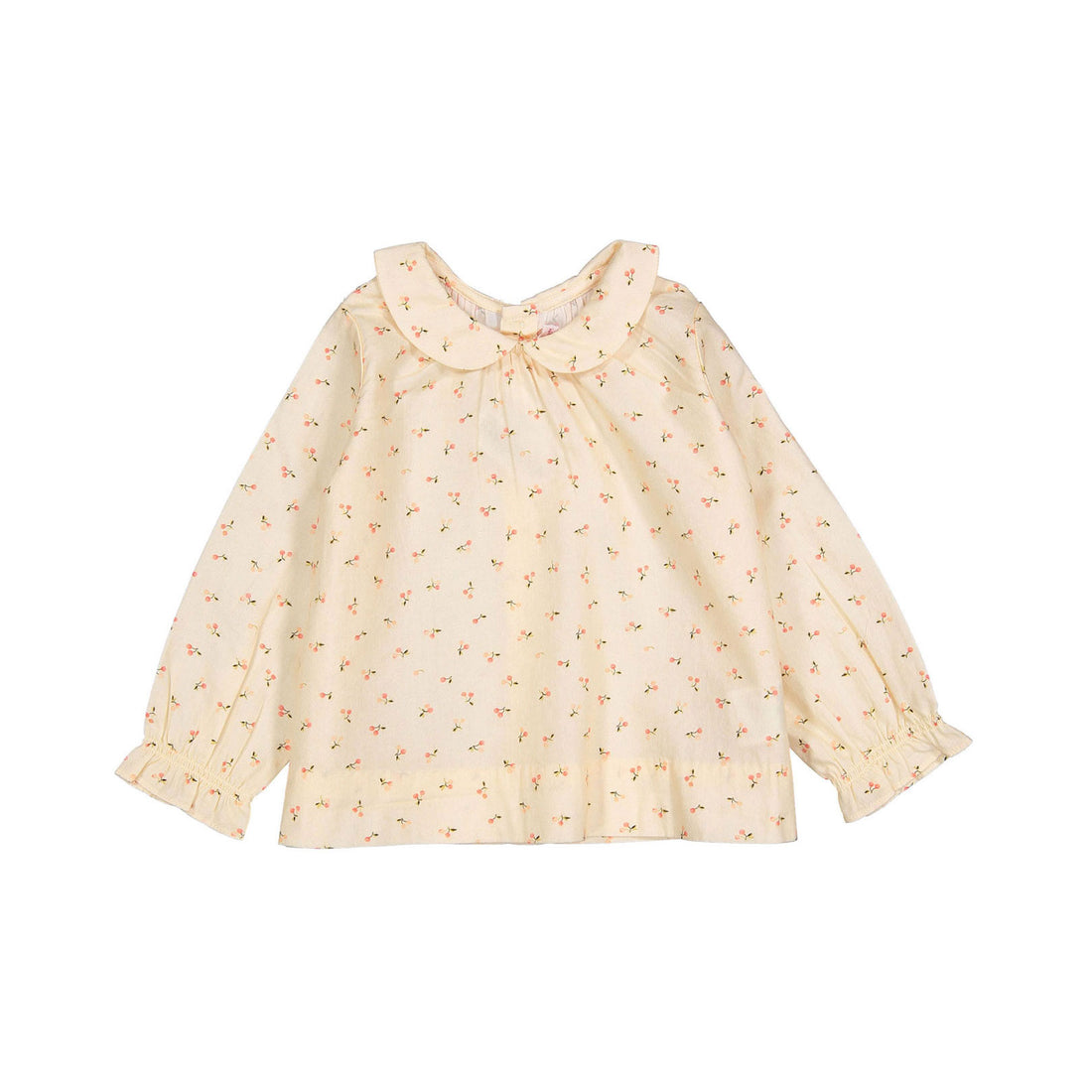 Bonpoint Rose Pink Floral Baby Blouse
