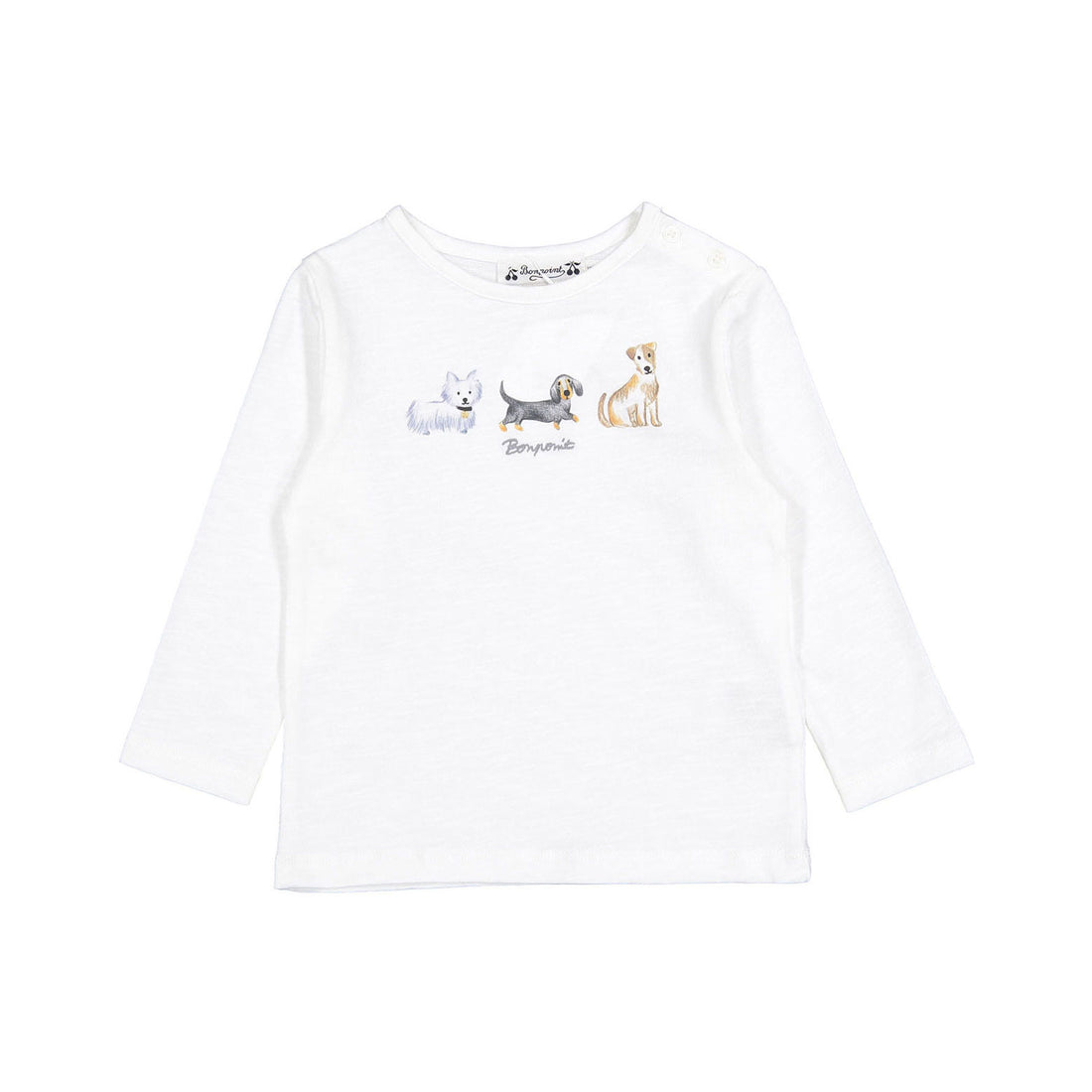 Bonpoint Off White Tahsin Baby T-shirt