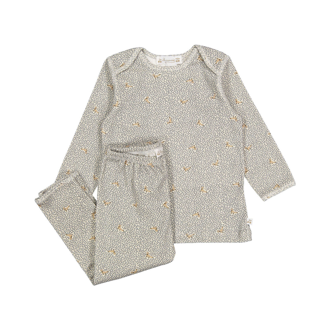 Bonpoint Grey Timi Baby Set